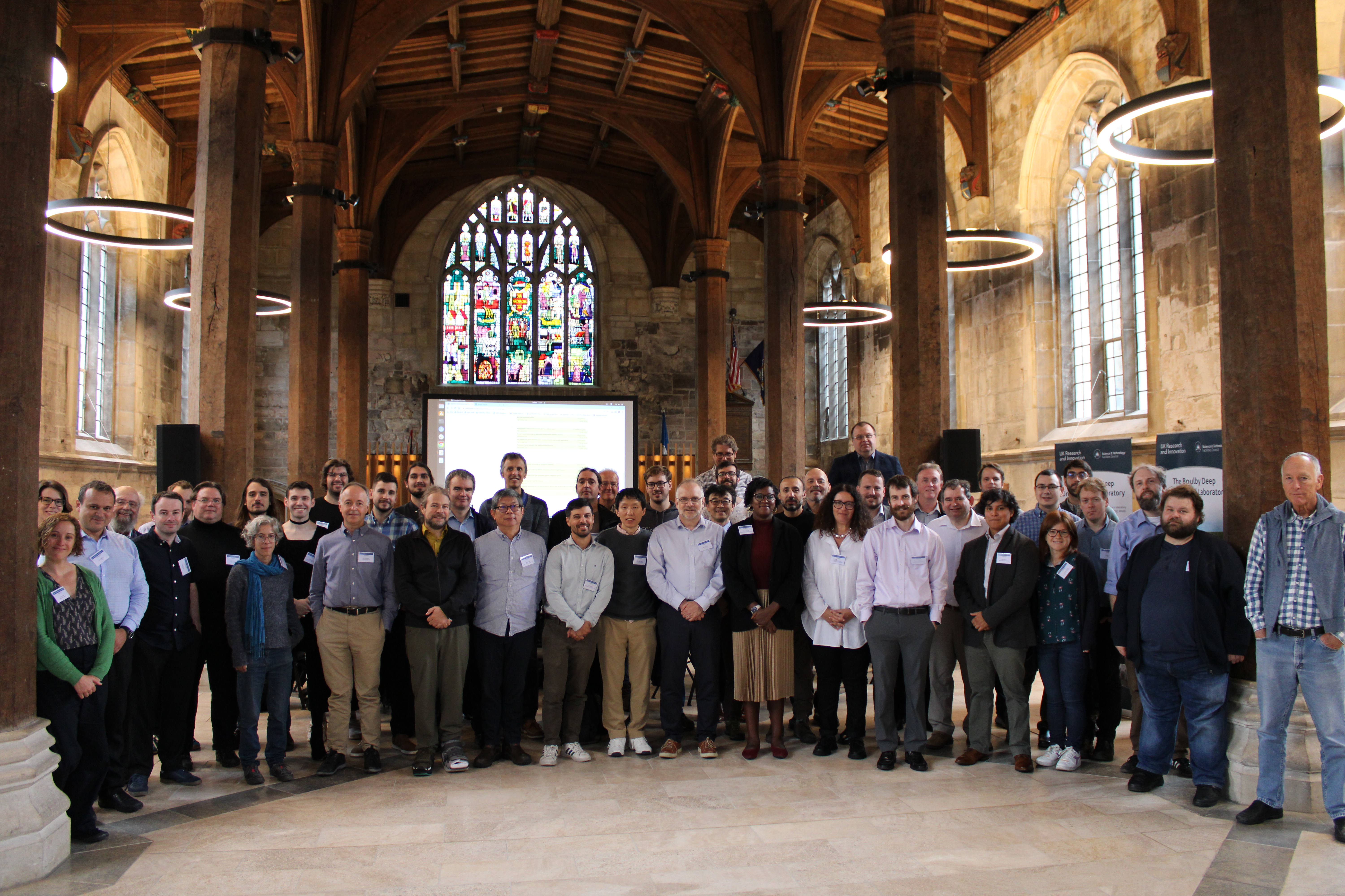 Conference photo - delegates in the conference space at the Guildhall, York